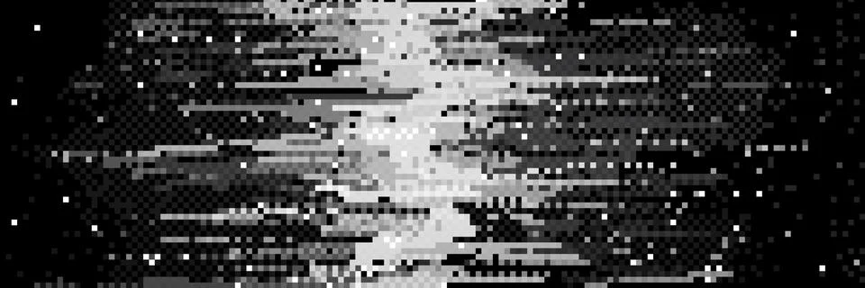 Pixel glitch background Stock Illustration