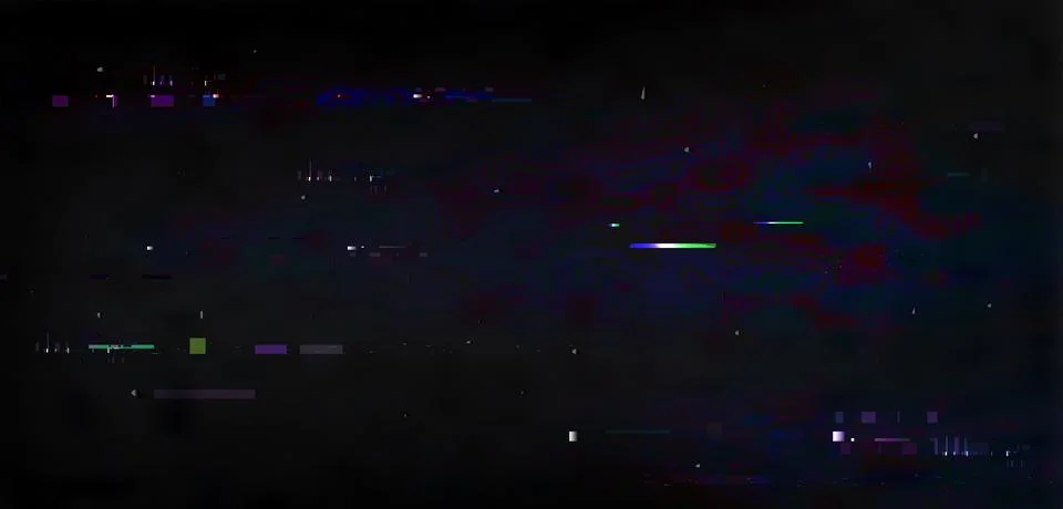 Pixel glitch effect with digital distortion Stock Illustration