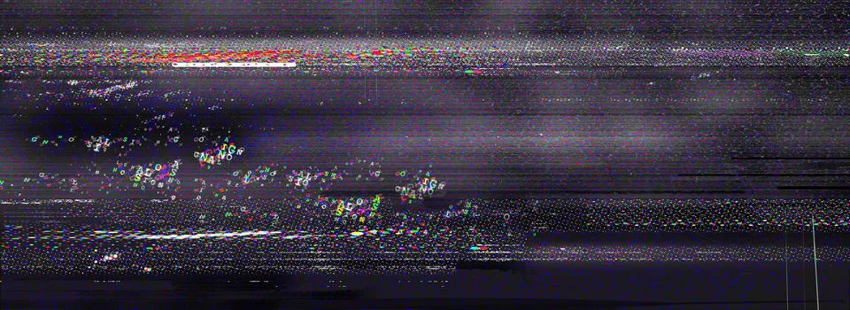 Pixel glitch texture with distortion effect Stock Illustration