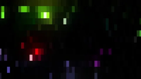 Pixel is going to colorful background Stock Footage 169072734