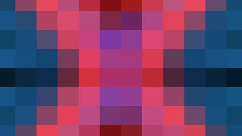 Pixel Gradient Colorful Animated Background Red Blue 스톡 동영상 128653444