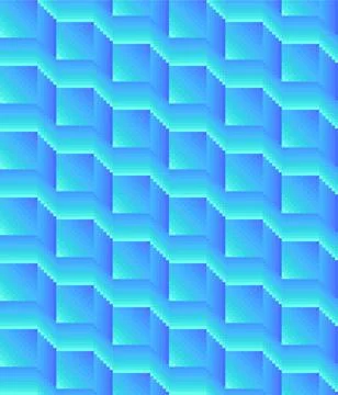 Pixel Gradient Diagonal Stepped Zigzag Seamless Pattern Illustration