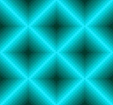 Pixel Gradient Diamond Seamless Pattern Stock Illustration
