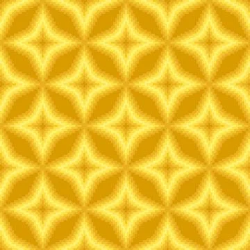 Pixel Gradient Four Pointed Star Seamless Pattern Stockillustratie