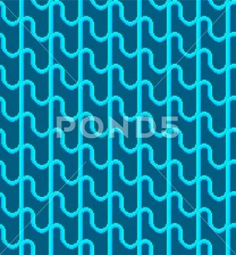 Pixel Gradient Hook Grid Seamless Pattern Illustrazione stock