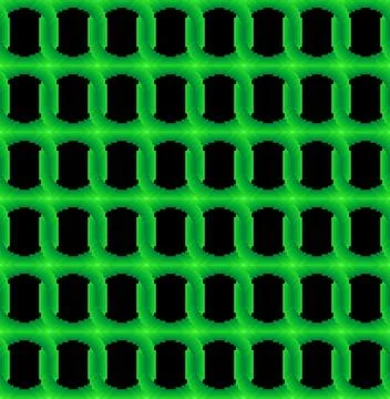 Pixel Gradient Interlocking Circular Chain Seamless Pattern Illustrazione stock