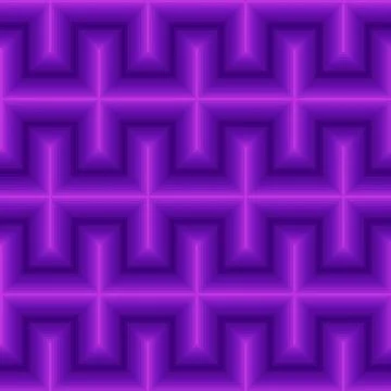 Pixel Gradient Interlocking Cross Seamless Pattern イラスト素材