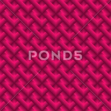 Pixel Gradient Interlocking Weave Seamless Pattern Stockillustratie