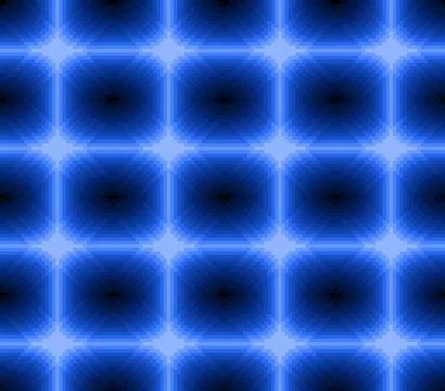 Pixel Gradient Tunnel Grid Seamless Pattern Stockillustratie