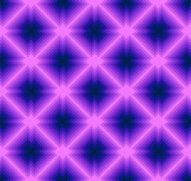 Pixel Gradient X Grid Seamless Pattern Stockillustratie
