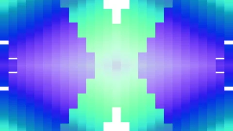 Pixel Gradients 12 Stock Footage 252097661