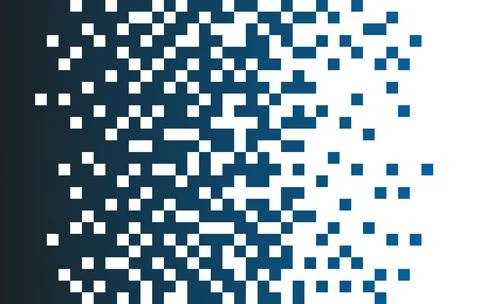 Pixel grid background, abstract geometric mosaic design. Texture vector mosai Stock Illustration
