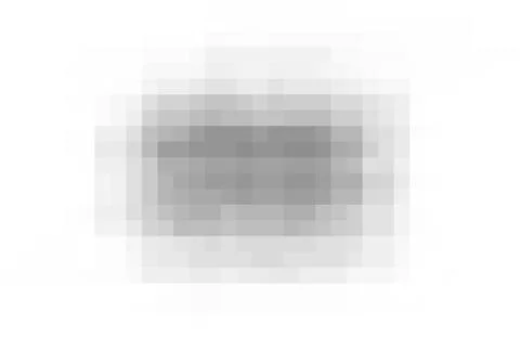 Pixel grunge vector black wide stain over white Stock Illustration