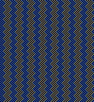 Pixel Herringbone Woven Seamless Pattern Illustrazione stock