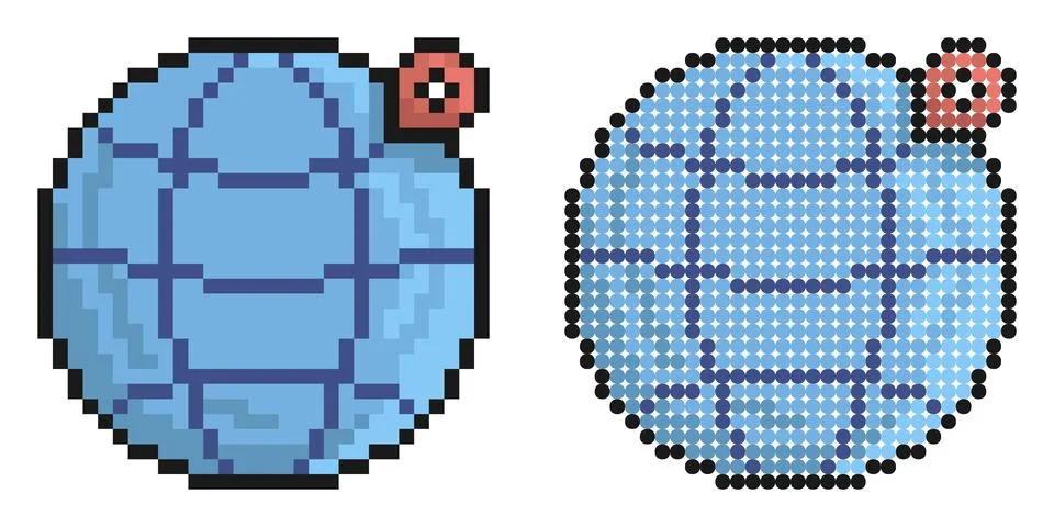 Pixel icon. Globe with checkpoint mark. Navigation on map using GPS system... Ilustración de archivo