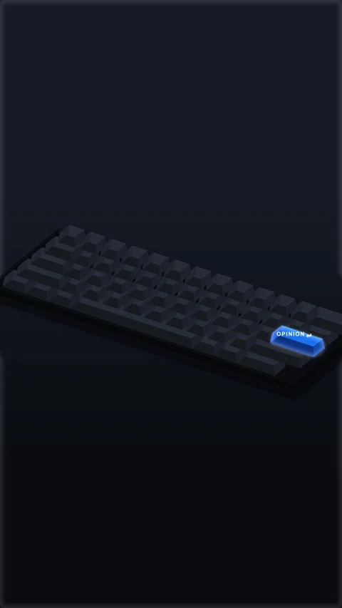 Pixel keyboard typing loop, dark blue keys, retro computer animation Vídeos de archivo 346638637