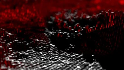 Pixel landscape Illustrazione stock