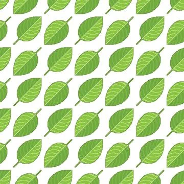 Pixel leaf seamless pattern. Vector eco background pixel art for 8-bit video イラスト素材