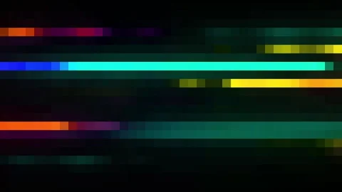 Pixel LInes Slow Flowing Loop Background Stock Footage 209920886