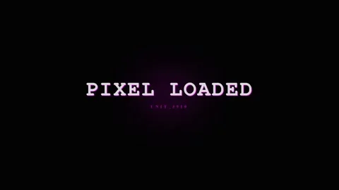 Pixel Loaded Retro Gaming Title Screen with Glitch Effect - Vintage Arcade .. Stock Footage 331568298