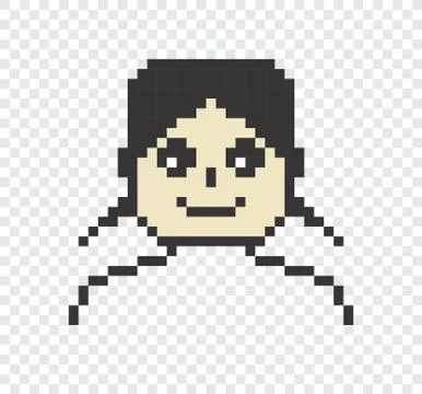 Pixel man art Ilustração Stock