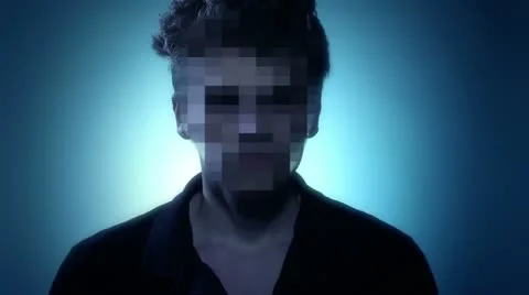 Pixel man Stock Footage 22424334