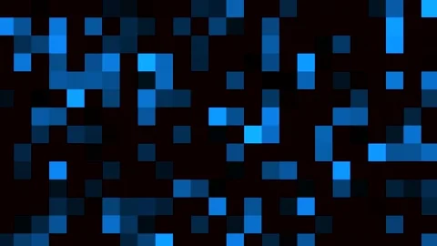 Pixel map 4k abstract background blue Stock Footage 200926186