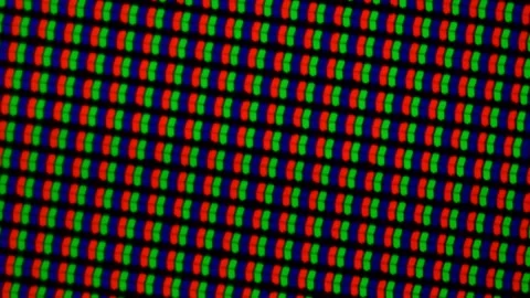 Pixel microscope abstract background. Futuristic 4K footage. Stock Footage 256819389