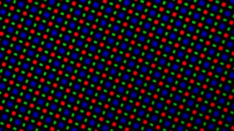 Pixel microscope abstract background. Futuristic 4K footage. Stock Footage 256819675