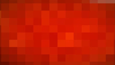 Pixel Mosaic Animation Background Bright Red Gradient Stock Footage 128653588