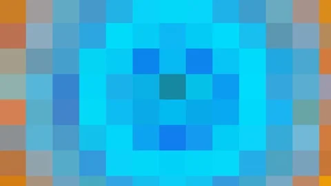 Pixel Mosaic Animation Background Chaging Multi Color Gradient Video stock 128653607