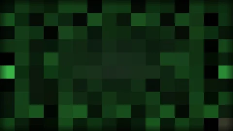 Pixel Mosaic Animation Background Dark Green Black Gradient Видео 128653644