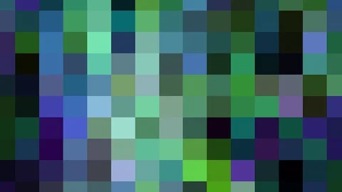 Pixel Mosaic Animation Background Dark Multi Color Gradient 스톡 동영상 128653648