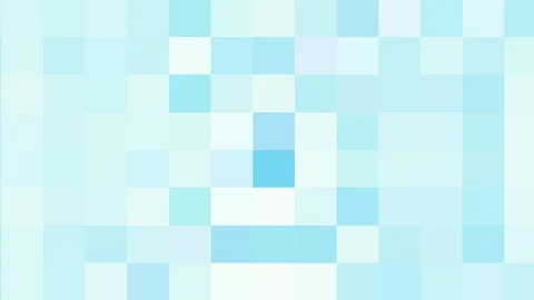 Pixel Mosaic Animation Background Light Blue Gradient 스톡 동영상 128653698