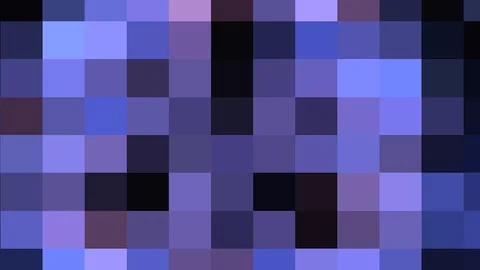 Pixel Mosaic Animation Background Purple Black Dark Stock Footage 128653787