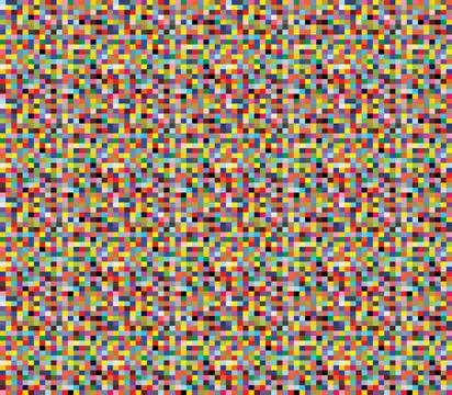 Pixel mosaic background. Brick seamless wallpaper 스톡 일러스트