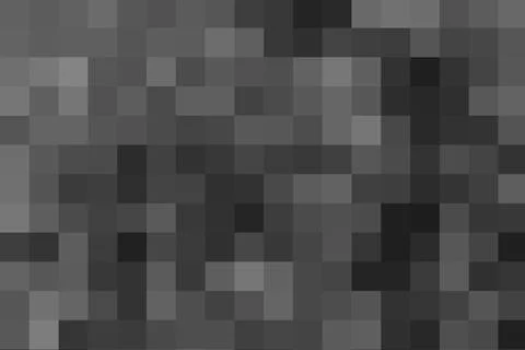 Pixel mosaic background, grid texture of square blocks in dark pattern. Mon.. Stock Photos