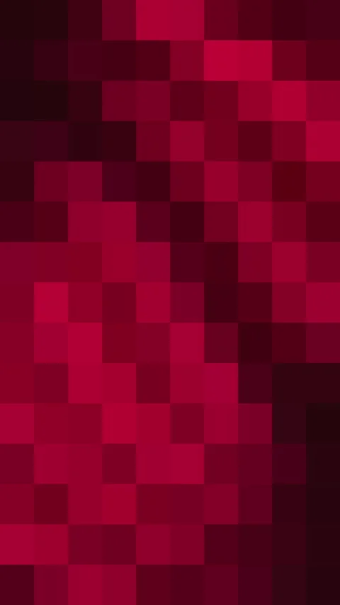 Pixel Mosaic Black Red Multi Color Geometric Square Pattern Animated Vertical Stock Footage 310347582