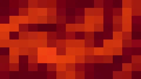 Pixel mosaic red background abstract gradient animation multi color geometric 库存影片 297341698