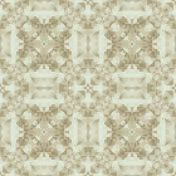 Pixel mosaic seamless pattern design, Repeat textile design. Fabric print 스톡 일러스트