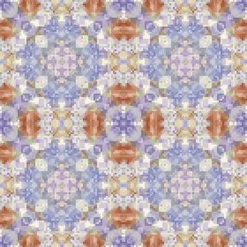 Pixel mosaic seamless pattern design, Repeat textile design. Fabric print Stock Illustration