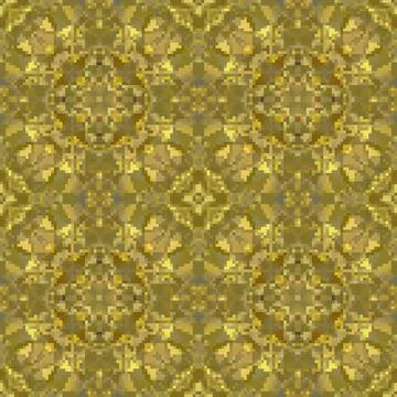 Pixel mosaic seamless pattern design, Repeat textile design. Fabric print Stock Illustration
