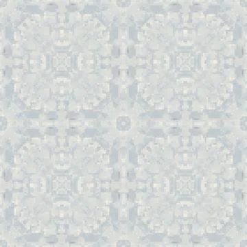 Pixel mosaic seamless pattern design, Repeat textile design. Fabric print 스톡 일러스트