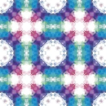 Pixel mosaic seamless pattern design, Repeat textile design. Fabric print Illustrazione stock