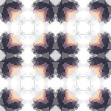 Pixel mosaic seamless pattern design, Repeat textile design. Fabric print Stock Illustration