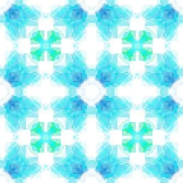 Pixel mosaic seamless pattern design, Repeat textile design. Fabric print Stock Illustration