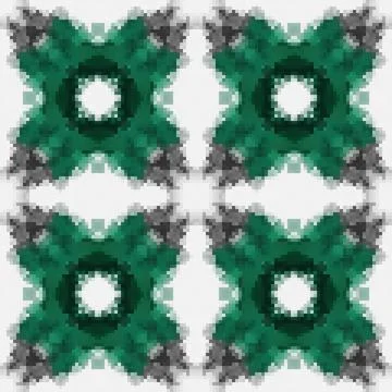 Pixel mosaic seamless pattern design, Repeat textile design. Fabric print Stock Illustration