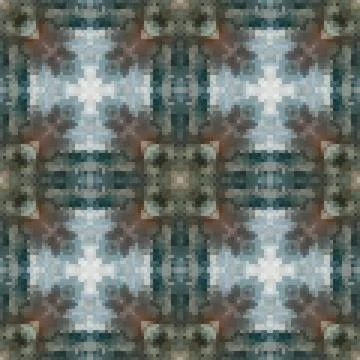 Pixel mosaic seamless pattern design, Repeat textile design. Fabric print Stock Illustration