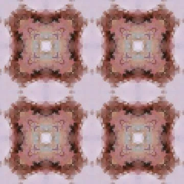 Pixel mosaic seamless pattern design, Repeat textile design. Fabric print Illustrazione stock