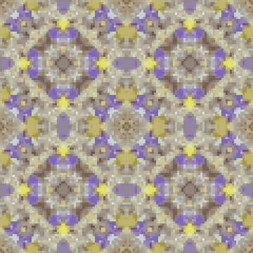 Pixel mosaic seamless pattern design, Repeat textile design. Fabric print 스톡 일러스트